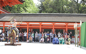 下鴨神社奉納　日本古武道大会の様子
